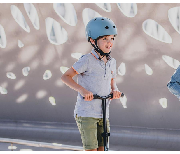 Scoot & Ride Kask Ochronny S-M dla dzieci 3+ Steel - 1014701 - zdjęcie 4